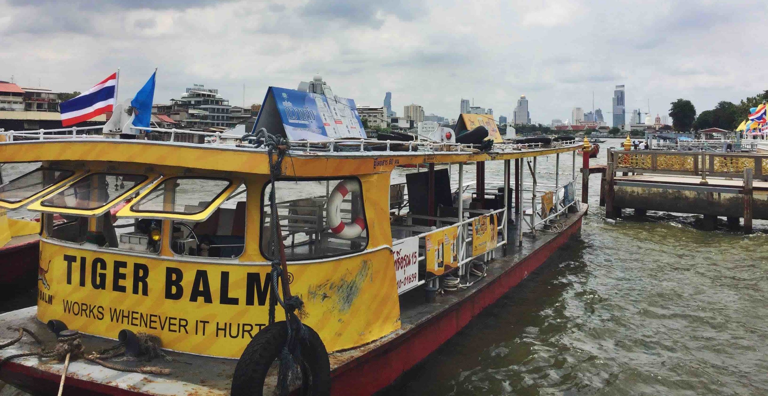 Yellow ferry on Chao Phraya river in bangkok Thailand  Nik Fonseca director ufc 